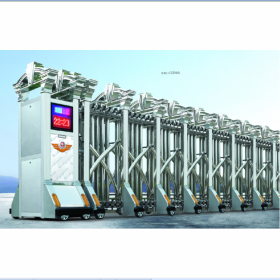 自貢電動(dòng)伸縮門  不銹鋼電動(dòng)伸縮門訂制